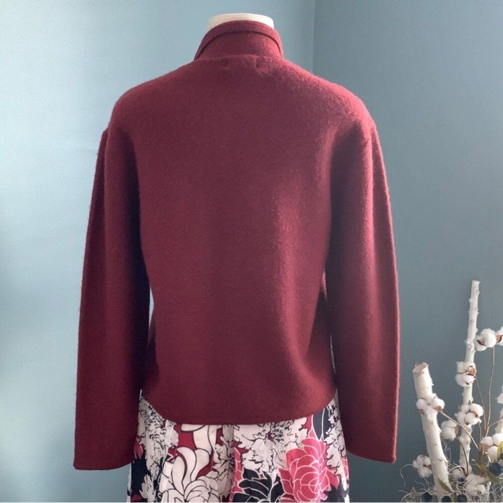 Vintage Weathervane Button Down Collared Maroon 1… - image 6